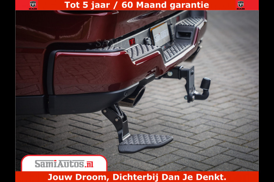 Dodge Ram 1500 Limited Night H.O 540HP 706Nm | Massage + Full Option | De Meest Luxe en Volle Pick-Up in zijn Klasse | Comfortabele Dubbele Cabine met Royale 5 Zitplaatsen | BPM vrij | Nu Leverbaar uit Voorraad | Voorraad Nr 2302 - 7425