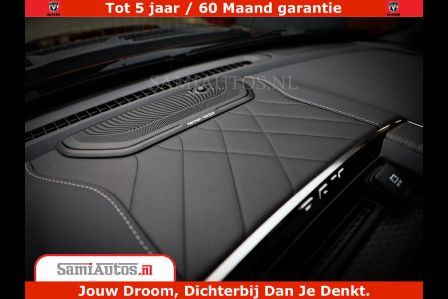 Dodge Ram 1500 Limited Night H.O 540HP 706Nm | Massage + Full Option | De Meest Luxe en Volle Pick-Up in zijn Klasse | Comfortabele Dubbele Cabine met Royale 5 Zitplaatsen | BPM vrij | Nu Leverbaar uit Voorraad | Voorraad Nr 2302 - 7425
