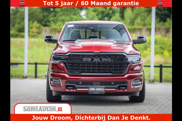 Dodge Ram 1500 Limited Night H.O 540HP 706Nm | Massage + Full Option | De Meest Luxe en Volle Pick-Up in zijn Klasse | Comfortabele Dubbele Cabine met Royale 5 Zitplaatsen | BPM vrij | Nu Leverbaar uit Voorraad | Voorraad Nr 2302 - 7425