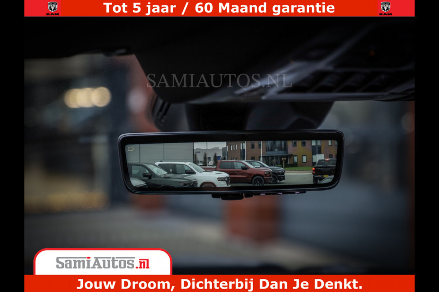 Dodge Ram 1500 Limited Night H.O 540HP 706Nm | Massage + Full Option | De Meest Luxe en Volle Pick-Up in zijn Klasse | Comfortabele Dubbele Cabine met Royale 5 Zitplaatsen | BPM vrij | Nu Leverbaar uit Voorraad | Voorraad Nr 2302 - 7425