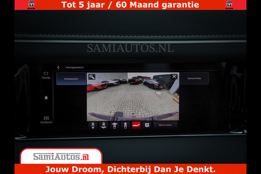 Dodge Ram 1500 Limited Night H.O 540HP 706Nm | Massage + Full Option | De Meest Luxe en Volle Pick-Up in zijn Klasse | Comfortabele Dubbele Cabine met Royale 5 Zitplaatsen | BPM vrij | Nu Leverbaar uit Voorraad | Voorraad Nr 2302 - 7425