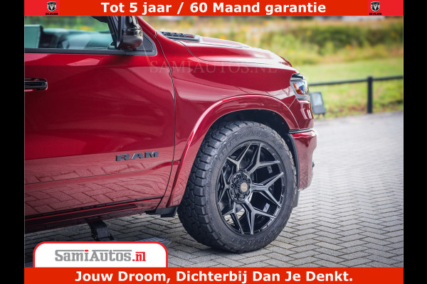 Dodge Ram 1500 Limited Night H.O 540HP 706Nm | Massage + Full Option | De Meest Luxe en Volle Pick-Up in zijn Klasse | Comfortabele Dubbele Cabine met Royale 5 Zitplaatsen | BPM vrij | Nu Leverbaar uit Voorraad | Voorraad Nr 2302 - 7425