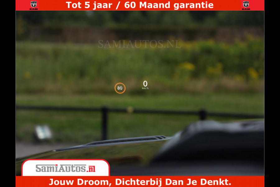 Dodge Ram 1500 Limited Night H.O 540HP 706Nm | Massage + Full Option | De Meest Luxe en Volle Pick-Up in zijn Klasse | Comfortabele Dubbele Cabine met Royale 5 Zitplaatsen | BPM vrij | Nu Leverbaar uit Voorraad | Voorraad Nr 2302 - 7425