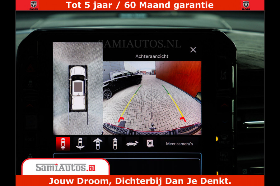 Dodge Ram 1500 Limited Night H.O 540HP 706Nm | Massage + Full Option | De Meest Luxe en Volle Pick-Up in zijn Klasse | Comfortabele Dubbele Cabine met Royale 5 Zitplaatsen | BPM vrij | Nu Leverbaar uit Voorraad | Voorraad Nr 2302 - 7425