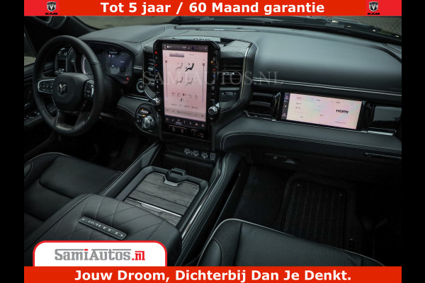 Dodge Ram 1500 Limited Night H.O 540HP 706Nm | Massage + Full Option | De Meest Luxe en Volle Pick-Up in zijn Klasse | Comfortabele Dubbele Cabine met Royale 5 Zitplaatsen | BPM vrij | Nu Leverbaar uit Voorraad | Voorraad Nr 2353 - 5412