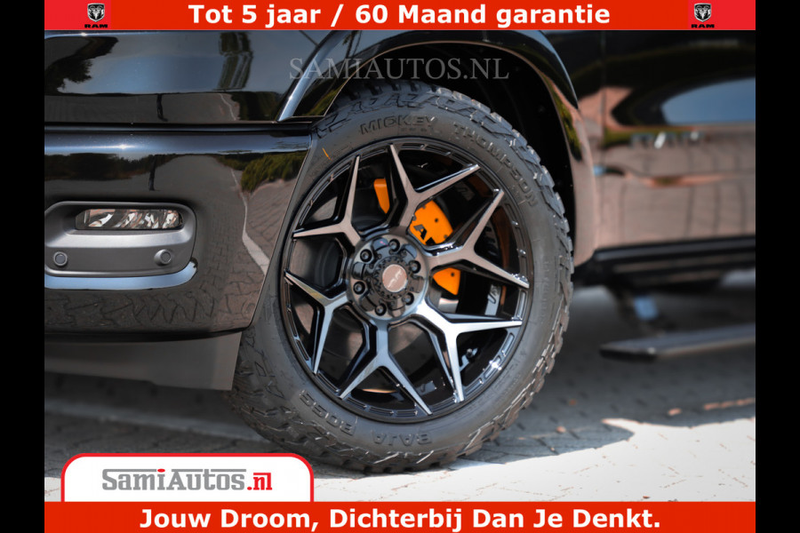 Dodge Ram 1500 Limited Night H.O 540HP 706Nm | Massage + Full Option | De Meest Luxe en Volle Pick-Up in zijn Klasse | Comfortabele Dubbele Cabine met Royale 5 Zitplaatsen | BPM vrij | Nu Leverbaar uit Voorraad | Voorraad Nr 2353 - 5412