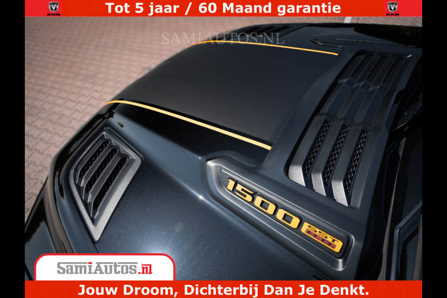 Dodge Ram 1500 Limited Night H.O 540HP 706Nm | Massage + Full Option | De Meest Luxe en Volle Pick-Up in zijn Klasse | Comfortabele Dubbele Cabine met Royale 5 Zitplaatsen | BPM vrij | Nu Leverbaar uit Voorraad | Voorraad Nr 2353 - 5412