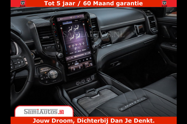 Dodge Ram 1500 Limited Night H.O 540HP 706Nm | Massage + Full Option | De Meest Luxe en Volle Pick-Up in zijn Klasse | Comfortabele Dubbele Cabine met Royale 5 Zitplaatsen | BPM vrij | Nu Leverbaar uit Voorraad | Voorraad Nr 2353 - 5412