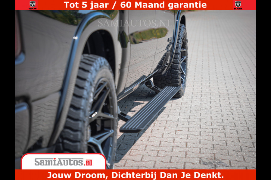 Dodge Ram 1500 Limited Night H.O 540HP 706Nm | Massage + Full Option | De Meest Luxe en Volle Pick-Up in zijn Klasse | Comfortabele Dubbele Cabine met Royale 5 Zitplaatsen | BPM vrij | Nu Leverbaar uit Voorraad | Voorraad Nr 2353 - 5412