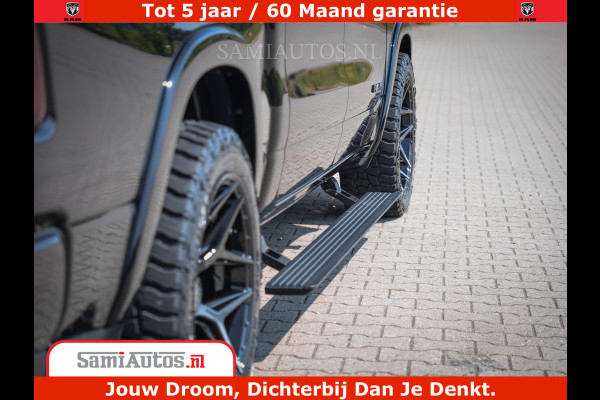 Dodge Ram 1500 Limited Night H.O 540HP 706Nm | Massage + Full Option | De Meest Luxe en Volle Pick-Up in zijn Klasse | Comfortabele Dubbele Cabine met Royale 5 Zitplaatsen | BPM vrij | Nu Leverbaar uit Voorraad | Voorraad Nr 2353 - 5412