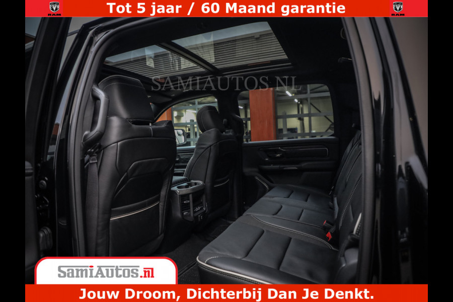 Dodge Ram 1500 Limited Night H.O 540HP 706Nm | Massage + Full Option | De Meest Luxe en Volle Pick-Up in zijn Klasse | Comfortabele Dubbele Cabine met Royale 5 Zitplaatsen | BPM vrij | Nu Leverbaar uit Voorraad | Voorraad Nr 2353 - 5412