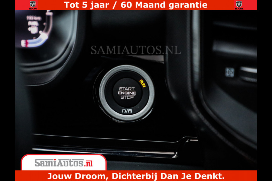 Dodge Ram 1500 Limited Night H.O 540HP 706Nm | Massage + Full Option | De Meest Luxe en Volle Pick-Up in zijn Klasse | Comfortabele Dubbele Cabine met Royale 5 Zitplaatsen | BPM vrij | Nu Leverbaar uit Voorraad | Voorraad Nr 2353 - 5412