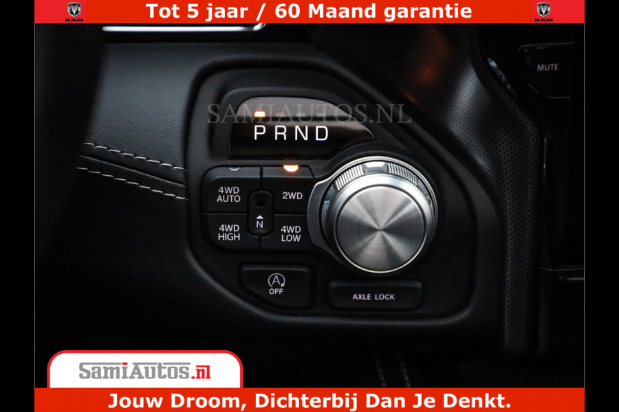 Dodge Ram 1500 Limited Night H.O 540HP 706Nm | Massage + Full Option | De Meest Luxe en Volle Pick-Up in zijn Klasse | Comfortabele Dubbele Cabine met Royale 5 Zitplaatsen | BPM vrij | Nu Leverbaar uit Voorraad | Voorraad Nr 2353 - 5412