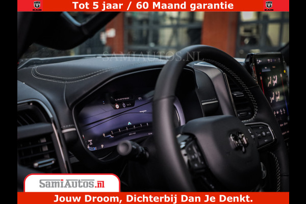 Dodge Ram 1500 Limited Night H.O 540HP 706Nm | Massage + Full Option | De Meest Luxe en Volle Pick-Up in zijn Klasse | Comfortabele Dubbele Cabine met Royale 5 Zitplaatsen | BPM vrij | Nu Leverbaar uit Voorraad | Voorraad Nr 2353 - 5412