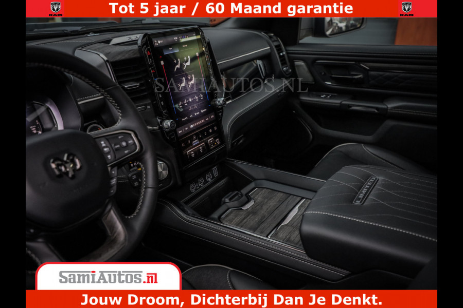 Dodge Ram 1500 Limited Night H.O 540HP 706Nm | Massage + Full Option | De Meest Luxe en Volle Pick-Up in zijn Klasse | Comfortabele Dubbele Cabine met Royale 5 Zitplaatsen | BPM vrij | Nu Leverbaar uit Voorraad | Voorraad Nr 2353 - 5412
