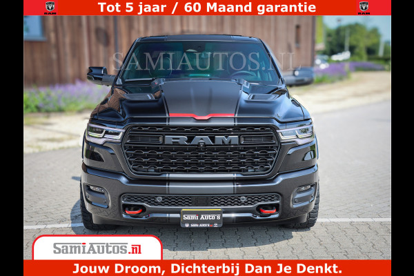 Dodge Ram 1500 Limited Night High Output 540HP 706Nm | Massage + Full Option | De Meest Luxe en Volle Pick-Up in zijn Klasse | Comfortabele Dubbele Cabine met Royale 5 Zitplaatsen | BPM vrij | Nu Leverbaar uit Voorraad | Voorraad Nr 2331 - 5133