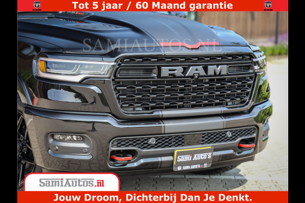Dodge Ram 1500 Limited Night High Output 540HP 706Nm | Massage + Full Option | De Meest Luxe en Volle Pick-Up in zijn Klasse | Comfortabele Dubbele Cabine met Royale 5 Zitplaatsen | BPM vrij | Nu Leverbaar uit Voorraad | Voorraad Nr 2331 - 5133