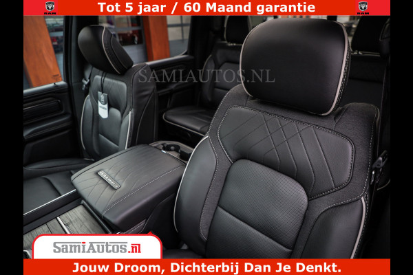 Dodge Ram 1500 Limited Night High Output 540HP 706Nm | Massage + Full Option | De Meest Luxe en Volle Pick-Up in zijn Klasse | Comfortabele Dubbele Cabine met Royale 5 Zitplaatsen | BPM vrij | Nu Leverbaar uit Voorraad | Voorraad Nr 2331 - 5133