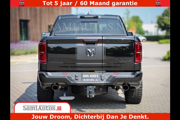 Dodge Ram 1500 Limited Night High Output 540HP 706Nm | Massage + Full Option | De Meest Luxe en Volle Pick-Up in zijn Klasse | Comfortabele Dubbele Cabine met Royale 5 Zitplaatsen | BPM vrij | Nu Leverbaar uit Voorraad | Voorraad Nr 2331 - 5133