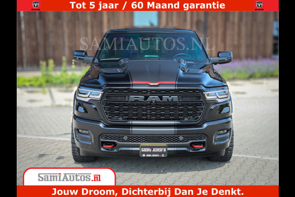 Dodge Ram 1500 Limited Night High Output 540HP 706Nm | Massage + Full Option | De Meest Luxe en Volle Pick-Up in zijn Klasse | Comfortabele Dubbele Cabine met Royale 5 Zitplaatsen | BPM vrij | Nu Leverbaar uit Voorraad | Voorraad Nr 2331 - 5133