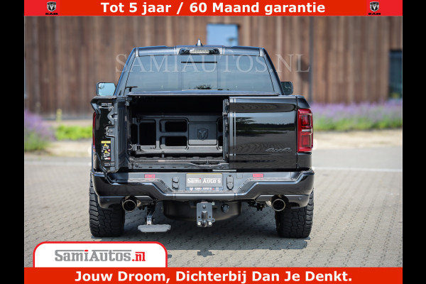 Dodge Ram 1500 Limited Night High Output 540HP 706Nm | Massage + Full Option | De Meest Luxe en Volle Pick-Up in zijn Klasse | Comfortabele Dubbele Cabine met Royale 5 Zitplaatsen | BPM vrij | Nu Leverbaar uit Voorraad | Voorraad Nr 2331 - 5133