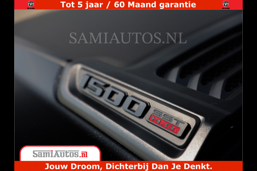 Dodge Ram 1500 Limited Night High Output 540HP 706Nm | Massage + Full Option | De Meest Luxe en Volle Pick-Up in zijn Klasse | Comfortabele Dubbele Cabine met Royale 5 Zitplaatsen | BPM vrij | Nu Leverbaar uit Voorraad | Voorraad Nr 2331 - 5133