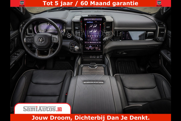 Dodge Ram 1500 Limited Night High Output 540HP 706Nm | Massage + Full Option | De Meest Luxe en Volle Pick-Up in zijn Klasse | Comfortabele Dubbele Cabine met Royale 5 Zitplaatsen | BPM vrij | Nu Leverbaar uit Voorraad | Voorraad Nr 2331 - 5133