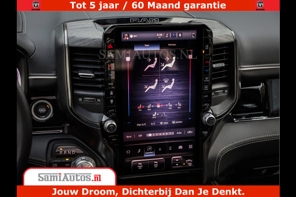 Dodge Ram 1500 Limited Night High Output 540HP 706Nm | Massage + Full Option | De Meest Luxe en Volle Pick-Up in zijn Klasse | Comfortabele Dubbele Cabine met Royale 5 Zitplaatsen | BPM vrij | Nu Leverbaar uit Voorraad | Voorraad Nr 2331 - 5133