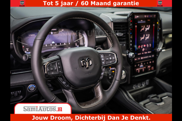 Dodge Ram 1500 Limited Night High Output 540HP 706Nm | Massage + Full Option | De Meest Luxe en Volle Pick-Up in zijn Klasse | Comfortabele Dubbele Cabine met Royale 5 Zitplaatsen | BPM vrij | Nu Leverbaar uit Voorraad | Voorraad Nr 2331 - 5133