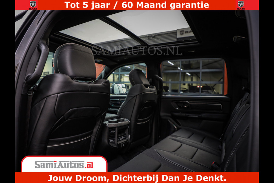 Dodge Ram 1500 Limited Night High Output 540HP 706Nm | Massage + Full Option | De Meest Luxe en Volle Pick-Up in zijn Klasse | Comfortabele Dubbele Cabine met Royale 5 Zitplaatsen | BPM vrij | Nu Leverbaar uit Voorraad | Voorraad Nr 2331 - 5133