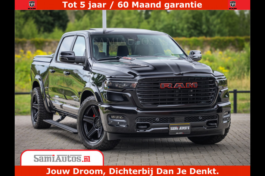 Dodge Ram 1500 Night Premium | De Meest Luxe en Volle Pick-Up in zijn Klasse | Comfortabele Dubbele Cabine met Royale 5 Zitplaatsen | BPM vrij | Nu Leverbaar uit Voorraad | Voorraad Nr 2284 - 3855