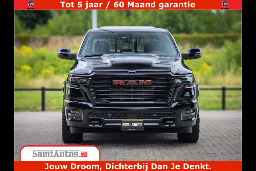 Dodge Ram 1500 Night Premium | De Meest Luxe en Volle Pick-Up in zijn Klasse | Comfortabele Dubbele Cabine met Royale 5 Zitplaatsen | BPM vrij | Nu Leverbaar uit Voorraad | Voorraad Nr 2284 - 3855