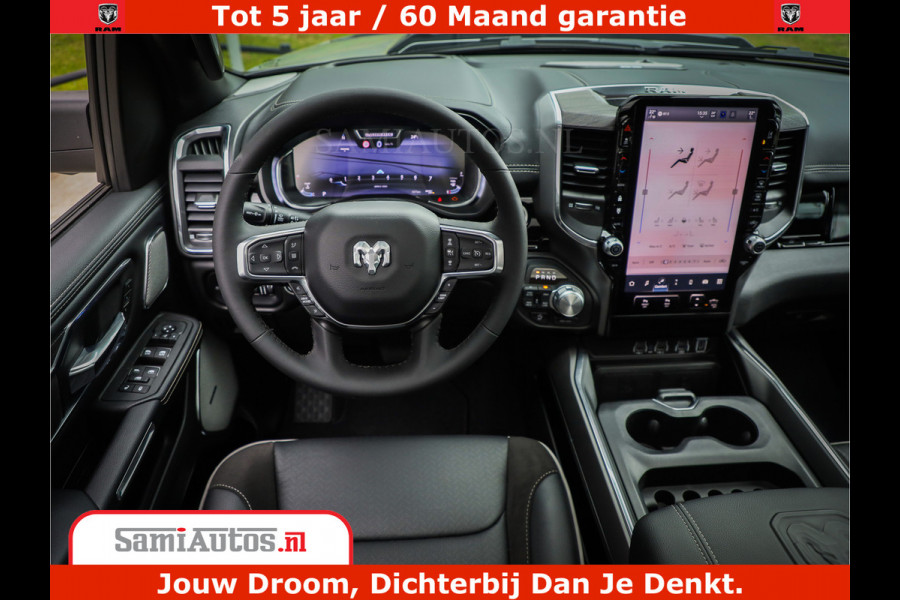Dodge Ram 1500 Night Premium | De Meest Luxe en Volle Pick-Up in zijn Klasse | Comfortabele Dubbele Cabine met Royale 5 Zitplaatsen | BPM vrij | Nu Leverbaar uit Voorraad | Voorraad Nr 2284 - 3855