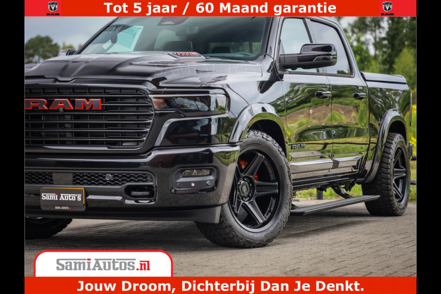 Dodge Ram 1500 Night Premium | De Meest Luxe en Volle Pick-Up in zijn Klasse | Comfortabele Dubbele Cabine met Royale 5 Zitplaatsen | BPM vrij | Nu Leverbaar uit Voorraad | Voorraad Nr 2284 - 3855