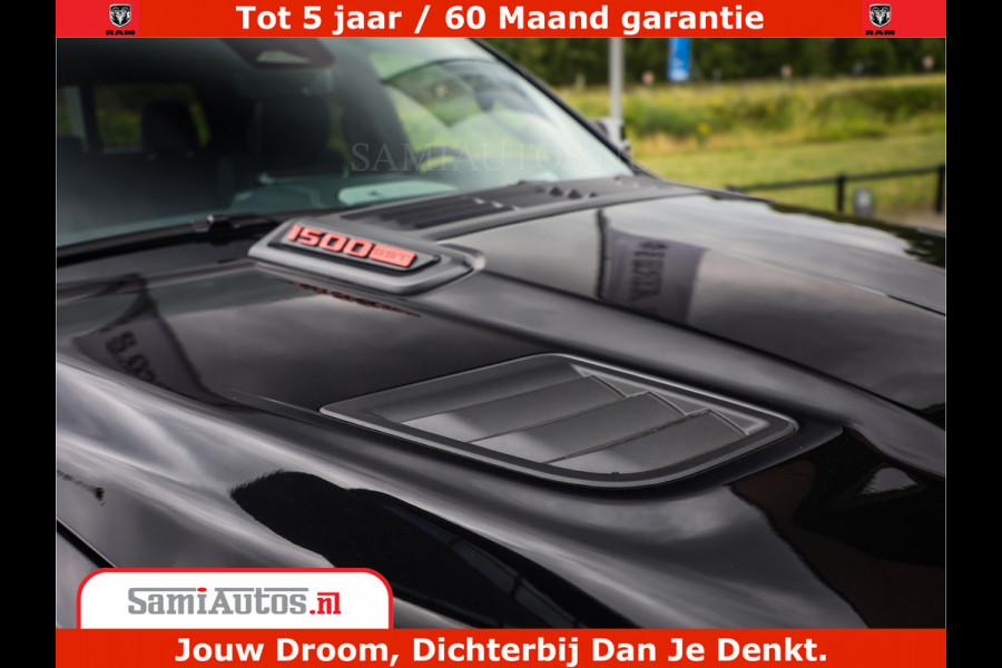 Dodge Ram 1500 Night Premium | De Meest Luxe en Volle Pick-Up in zijn Klasse | Comfortabele Dubbele Cabine met Royale 5 Zitplaatsen | BPM vrij | Nu Leverbaar uit Voorraad | Voorraad Nr 2284 - 3855