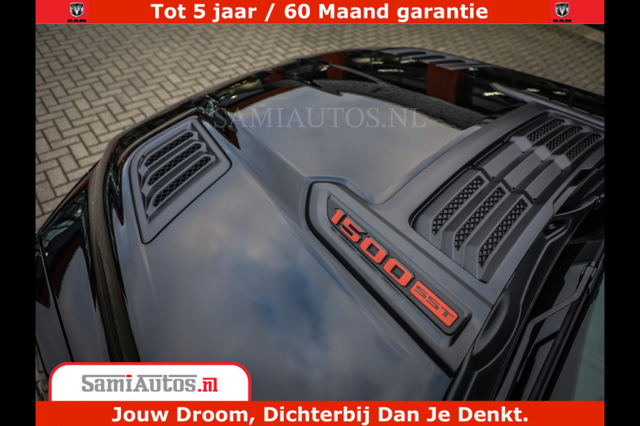 Dodge Ram 1500 Night Premium | De Meest Luxe en Volle Pick-Up in zijn Klasse | Comfortabele Dubbele Cabine met Royale 5 Zitplaatsen | BPM vrij | Nu Leverbaar uit Voorraad | Voorraad Nr 2284 - 3855