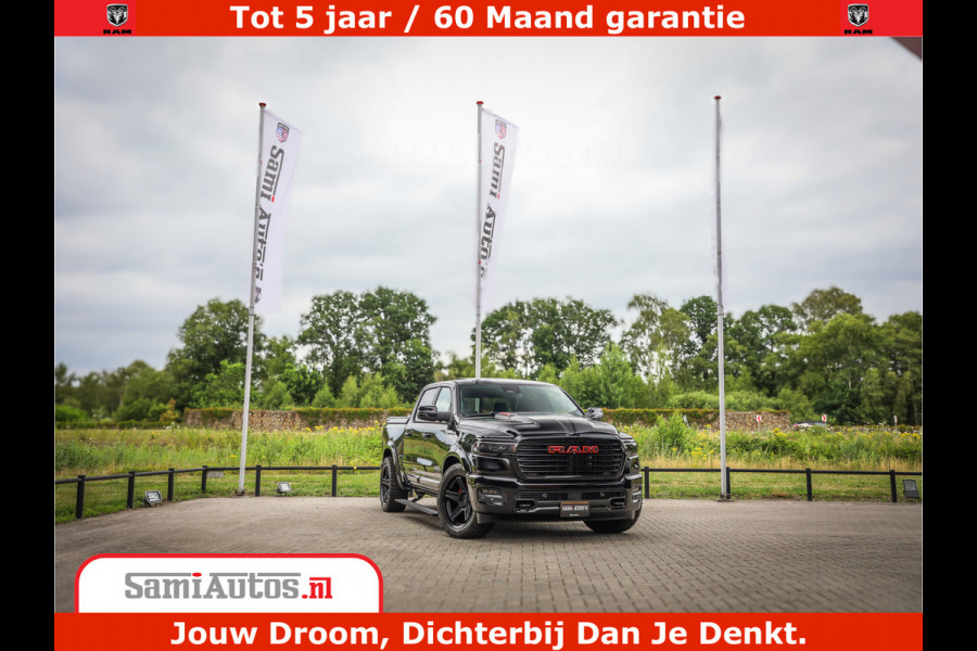 Dodge Ram 1500 Night Premium | De Meest Luxe en Volle Pick-Up in zijn Klasse | Comfortabele Dubbele Cabine met Royale 5 Zitplaatsen | BPM vrij | Nu Leverbaar uit Voorraad | Voorraad Nr 2284 - 3855