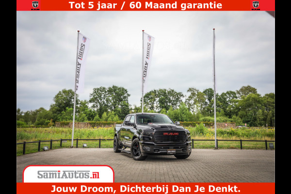 Dodge Ram 1500 Night Premium | De Meest Luxe en Volle Pick-Up in zijn Klasse | Comfortabele Dubbele Cabine met Royale 5 Zitplaatsen | BPM vrij | Nu Leverbaar uit Voorraad | Voorraad Nr 2284 - 3855