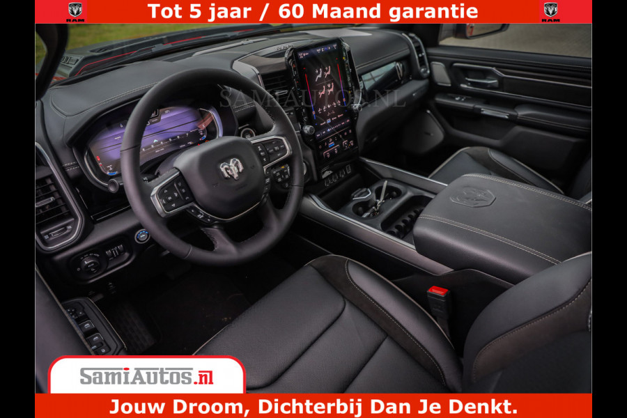 Dodge Ram 1500 Night Premium | De Meest Luxe en Volle Pick-Up in zijn Klasse | Comfortabele Dubbele Cabine met Royale 5 Zitplaatsen | BPM vrij | Nu Leverbaar uit Voorraad | Voorraad Nr 2284 - 3855