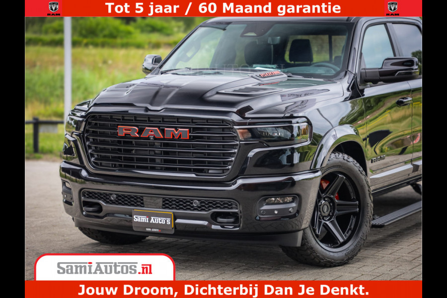 Dodge Ram 1500 Night Premium | De Meest Luxe en Volle Pick-Up in zijn Klasse | Comfortabele Dubbele Cabine met Royale 5 Zitplaatsen | BPM vrij | Nu Leverbaar uit Voorraad | Voorraad Nr 2284 - 3855