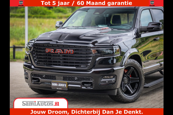 Dodge Ram 1500 Night Premium | De Meest Luxe en Volle Pick-Up in zijn Klasse | Comfortabele Dubbele Cabine met Royale 5 Zitplaatsen | BPM vrij | Nu Leverbaar uit Voorraad | Voorraad Nr 2284 - 3855