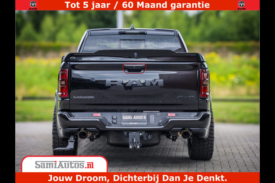Dodge Ram 1500 Night Premium | De Meest Luxe en Volle Pick-Up in zijn Klasse | Comfortabele Dubbele Cabine met Royale 5 Zitplaatsen | BPM vrij | Nu Leverbaar uit Voorraad | Voorraad Nr 2284 - 3855