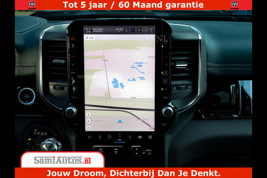 Dodge Ram 1500 Night Premium | De Meest Luxe en Volle Pick-Up in zijn Klasse | Comfortabele Dubbele Cabine met Royale 5 Zitplaatsen | BPM vrij | Nu Leverbaar uit Voorraad | Voorraad Nr 2284 - 3855