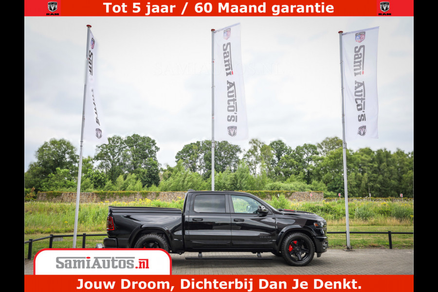 Dodge Ram 1500 Night Premium | De Meest Luxe en Volle Pick-Up in zijn Klasse | Comfortabele Dubbele Cabine met Royale 5 Zitplaatsen | BPM vrij | Nu Leverbaar uit Voorraad | Voorraad Nr 2284 - 3855