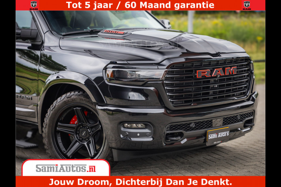 Dodge Ram 1500 Night Premium | De Meest Luxe en Volle Pick-Up in zijn Klasse | Comfortabele Dubbele Cabine met Royale 5 Zitplaatsen | BPM vrij | Nu Leverbaar uit Voorraad | Voorraad Nr 2284 - 3855