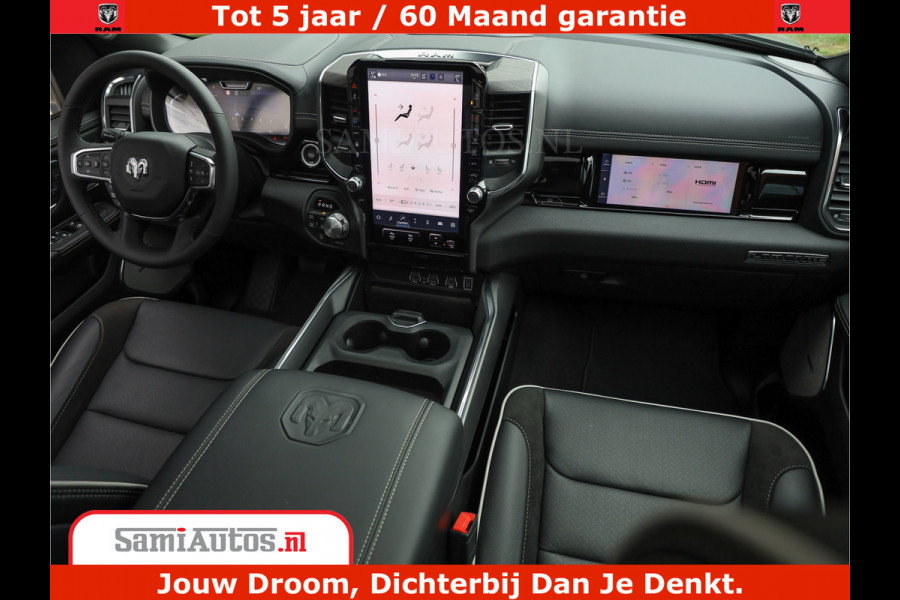 Dodge Ram 1500 Night Premium | De Meest Luxe en Volle Pick-Up in zijn Klasse | Comfortabele Dubbele Cabine met Royale 5 Zitplaatsen | BPM vrij | Nu Leverbaar uit Voorraad | Voorraad Nr 2284 - 3855