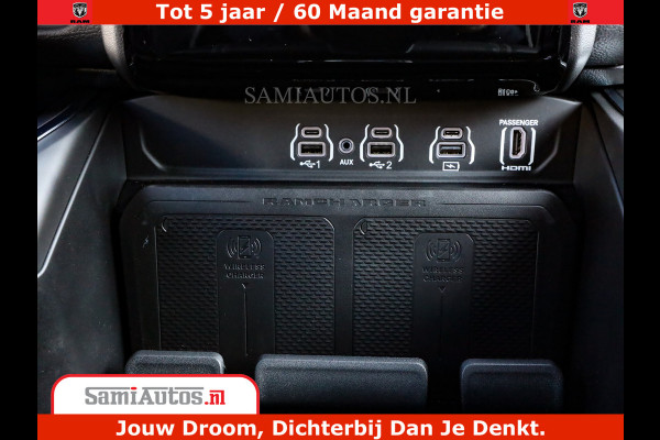 Dodge Ram 1500 Night Premium | De Meest Luxe en Volle Pick-Up in zijn Klasse | Comfortabele Dubbele Cabine met Royale 5 Zitplaatsen | BPM vrij | Nu Leverbaar uit Voorraad | Voorraad Nr 2284 - 3855