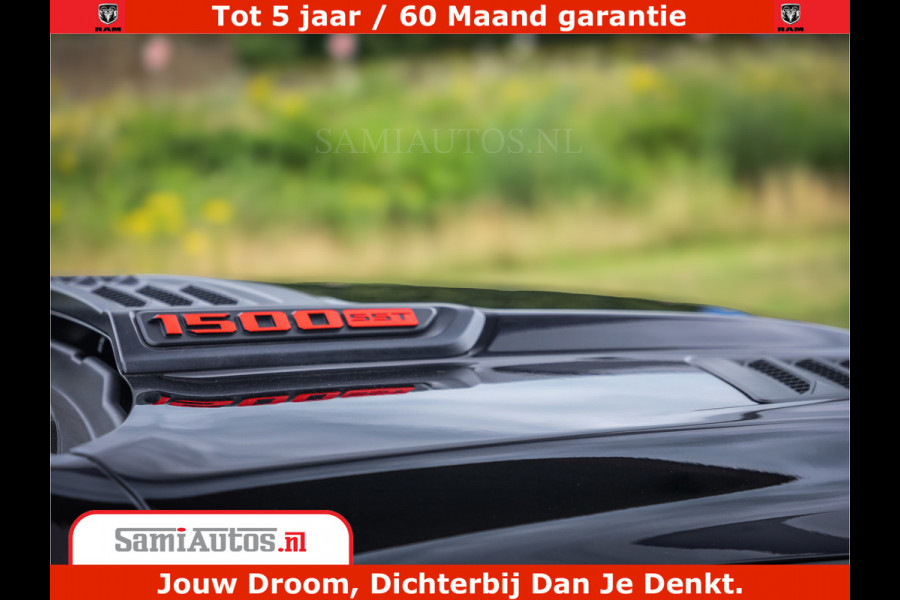 Dodge Ram 1500 Night Premium | De Meest Luxe en Volle Pick-Up in zijn Klasse | Comfortabele Dubbele Cabine met Royale 5 Zitplaatsen | BPM vrij | Nu Leverbaar uit Voorraad | Voorraad Nr 2284 - 3855