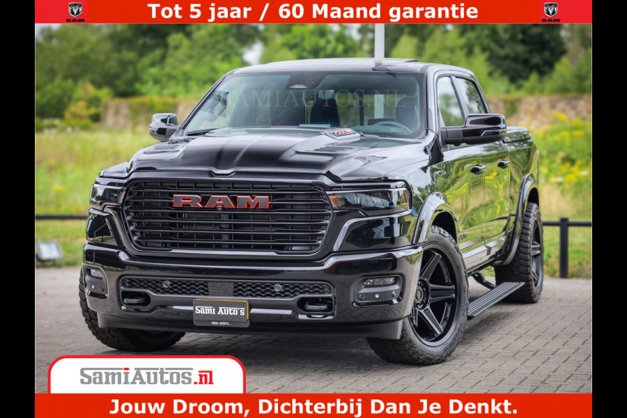 Dodge Ram 1500 Night Premium | De Meest Luxe en Volle Pick-Up in zijn Klasse | Comfortabele Dubbele Cabine met Royale 5 Zitplaatsen | BPM vrij | Nu Leverbaar uit Voorraad | Voorraad Nr 2284 - 3855