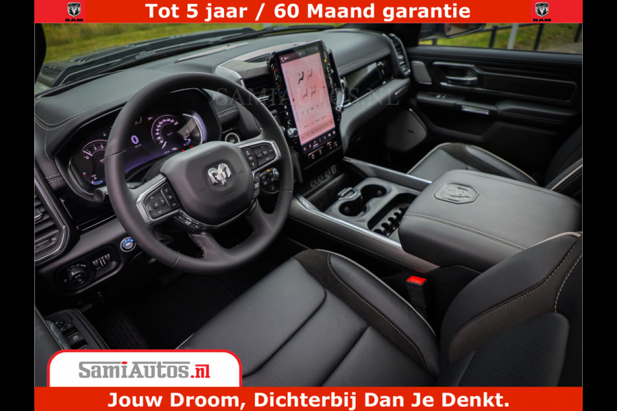 Dodge Ram 1500 Night Premium | De Meest Luxe en Volle Pick-Up in zijn Klasse | Comfortabele Dubbele Cabine met Royale 5 Zitplaatsen | BPM vrij | Nu Leverbaar uit Voorraad | Voorraad Nr 2284 - 3855